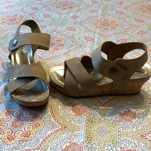 Pierre Dumas wedge strap sandals